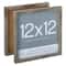 9 Packs: 2 ct. (18 total) Gray Fundamentals 12" x 12" Shadow Box by Studio Décor®